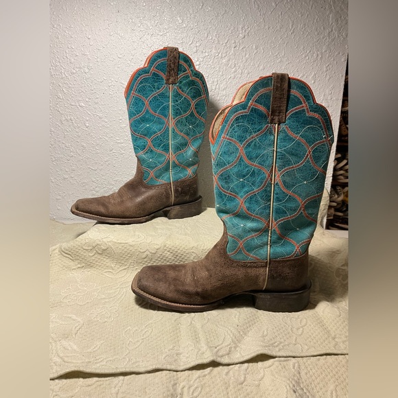 Ariat Big City Square Toe Boots Women’s Size 8B Style 10011879 - Picture 5 of 9